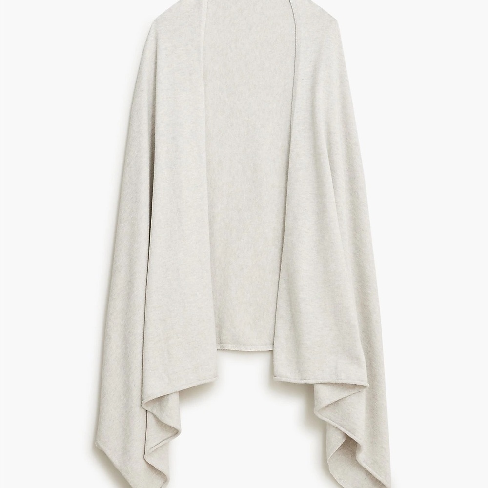 J. Crew Cotton blend wrap scarf